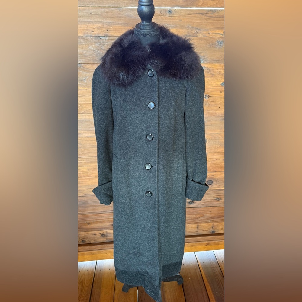 Beautiful Alexandre Wool and Moorbrook Cashmere coat made in England